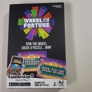 Sealed WHEEL OF FORTUNE Game by Imagination Gaming‎ Gamestar App & Play